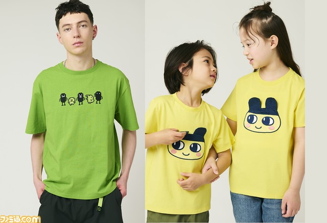 『たまごっち』Tシャツやブラウスがグラニフ公式オンラインストアで予約開始。懐かしいまめっち、くちぱっちたちをオシャレにデザイン