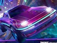 「フォートナイト」のレースゲーム「Rocket Racing」に新たなテーマ「NEON RUSH」を実装。大都市のコースで夜のドライブを楽しめる