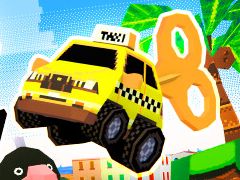 地上より空中にいる時間の方が長い。N64時代をリスペクトしたローポリカーアクション「Yellow Taxi Goes Vroom」本日発売