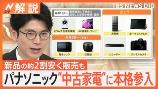 パナソニックが“中古家電”事業に本格参入　背景に物価高騰と節約志向【Nスタ解説】