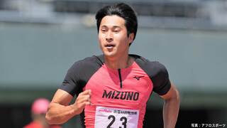 世界リレー代表選考会、32歳・飯塚翔太が100mで優勝 ！ 男子400mは吉津が自己新で制す【出雲陸上】