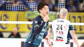 石川祐希、両チーム最多の18得点＆MVP クラブと自身"初"のプレーオフ3位へ王手【イタリア・セリエＡ】