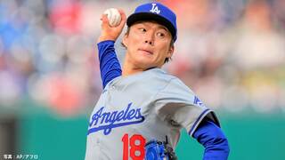 山本由伸がメジャー2勝目！6回97球無失点7Kの快投、救援陣が1点リード守り切る　ド軍は今季2度目スイープで4連勝