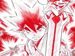 青山剛昌氏の漫画「YAIBA」の完全アニメ化が決定。描き下ろしの“雷神剣を手にした刃”のイラストと特別映像を公開