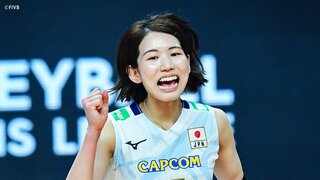 パリ五輪目指す眞鍋ジャパン、フランスにストレート勝ち！古賀紗理那キャプテン最多19得点で勝利導く【ネーションズリーグ】