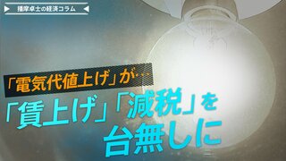 電気代値上げが『賃上げ』『減税』効果を台無しに【播摩卓士の経済コラム】