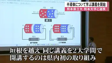 熊本県立大学が半導体の講義を開始　熊大とも連携