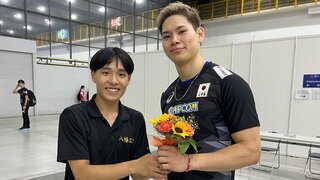 日本代表と地元高校生をつなぐ小さな花束とロッカールーム前の時間「この経験をバレーボールに生かしたい」【ネーションズリーグ】