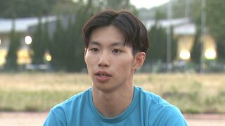 広島から世界へ　狙うは４×１００リレーでパリ五輪出場　広島大学陸上部　山本匠真