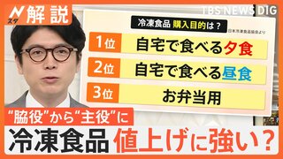 なぜ急増？ 冷凍食品専門店…食卓の“脇役”から“主役”に、「お寿司」「ステーキ」など人気【Nスタ解説】