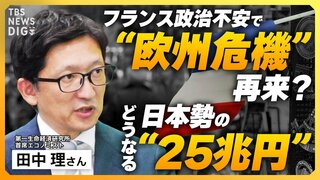 “救うには大きすぎる” フランスの政治不安で“欧州危機”再来？ 約25兆円を投資する日本勢への影響は　ECB､FRB､日銀は動くのか？ トランプ氏再選で更なる混乱も【経済の話で困った時にみるやつ】