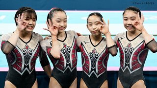 体操女子、“4人”で挑んだ団体で決勝進出！個人総合では岸と中村、種目別ではゆかで岸が決勝へ【パリ五輪】