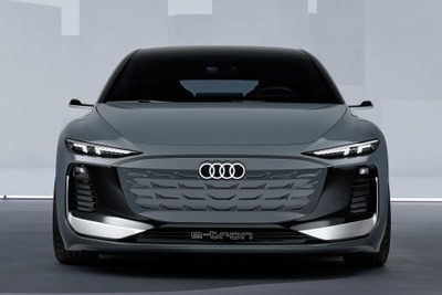 アウディ『A6 e-tron』、7月31日デビューが決定…浮かび上がる2つのボディ