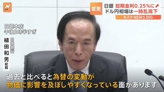 植田総裁「過去と比べると為替の変動が物価に影響を及ぼしやすくなっている」日銀追加利上げの理由は