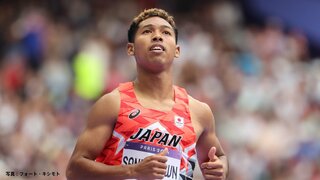 サニブラウンが男子100ｍで10秒02の日本人五輪最高タイムで予選突破 92年ぶりファイナリスト誕生へ【パリ五輪陸上競技3日目】