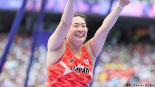 やり投・北口榛花が悲願の金！女子フィールド種目で史上初の快挙、1投目で今季ベスト65m80のビッグスロー【パリ五輪】