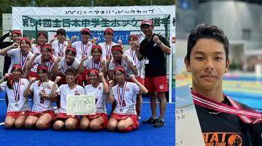 全国中学校体育大会　女子ホッケー「朝日中学校」と男子バタフライ「金井学園スイムクラブ・竹野伊織選手」が準優勝【福井】