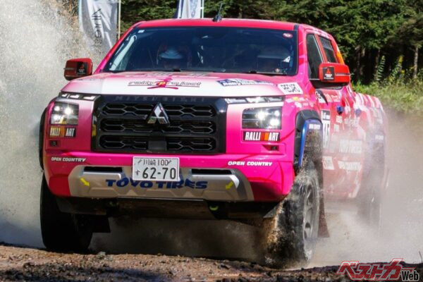 三菱トライトンが極悪路で躍動!!　ラリー北海道で竹岡圭×モモ//トンが連続上位入賞！【PR】