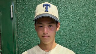 【高校野球】東洋大姫路・阪下漣投手「みんなに助けてもらった。野手に感謝したい」　秋季兵庫県大会『決勝進出』で近畿大会の出場権獲得