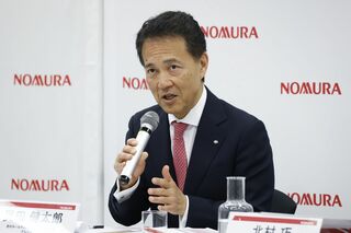 野村ＨＤ社長が謝罪、「ご心配かけ申し訳ない」－相場操縦処分勧告で