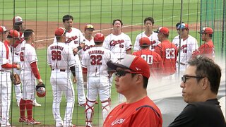 黒田博樹アドバイザーも見守る “鍛錬の秋”　広島カープ　マツダスタジアムで秋季練習