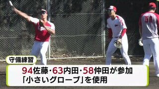 太ももの筋肉は限界… 野手も投手も “アピール合戦”　投げ込み150球超  斉藤優汰　広島カープ 日南秋季キャンプ３日目