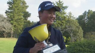 中学生が中日クラウンズに出場 天才ジュニア加藤金次郎選手(14) 6歳で始めたゴルフ 優勝は100回以上「トップ争いできたら」