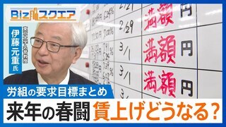 春闘2025　過去最高の賃上げ要求も…【Bizスクエア】