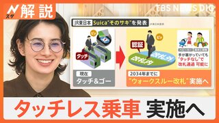 JR東日本“タッチなし改札”2034年までに実施へ　さらに、タクシーや湯沸かし手配など“生活支援”も？【Nスタ解説】